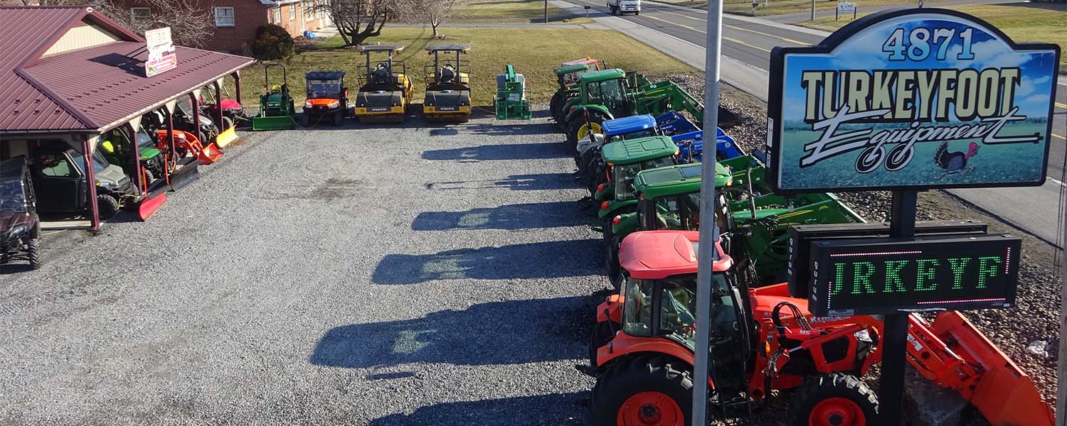 Turkeyfoot Equipment Chambersburg, PA We specialize in Used Compact